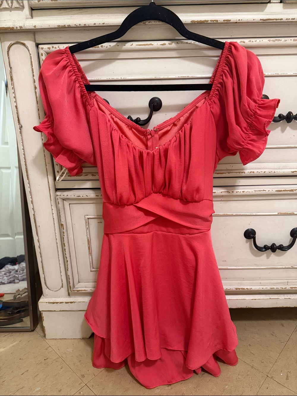 Coral American Threads Romper